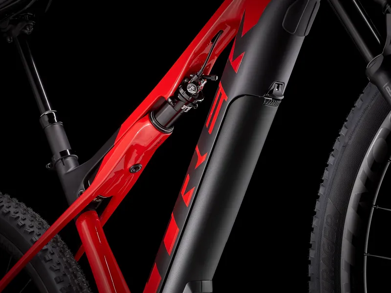 2022 Trek E-Caliber 9.8 XT Electric Mountain Bike Red and Black-3